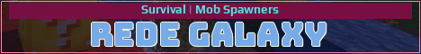 Rede Galaxy Minecraft server banner