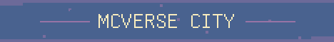 MCVerse City Minecraft server banner