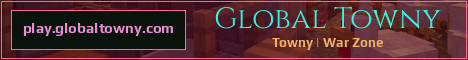Global Towny Minecraft server banner