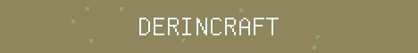DerinCraft Minecraft server banner