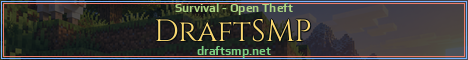 DraftSMP Minecraft server banner
