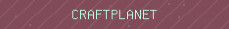 CraftPlanet Minecraft server banner
