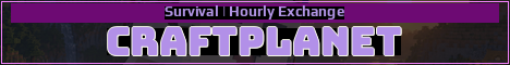 CraftPlanet Minecraft server banner