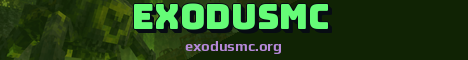 ExodusMC Minecraft server banner