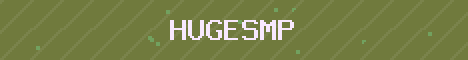 HugeSMP Minecraft server banner