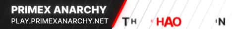 PrimeX Anarchy Minecraft server banner