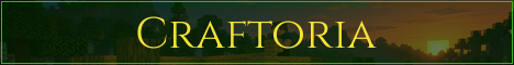 Craftoria Minecraft server banner