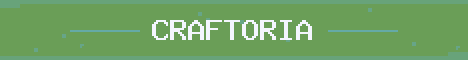 Craftoria Minecraft server banner