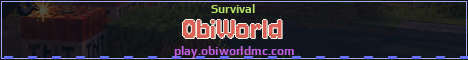 ObiWorld Minecraft server banner