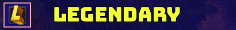 Legendary Minecraft server banner