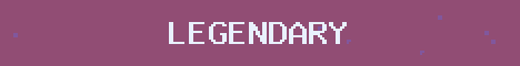 Legendary Minecraft server banner