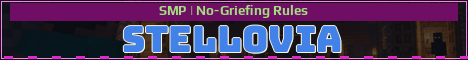 Stellovia Minecraft server banner