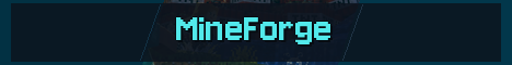 MineForge Minecraft server banner