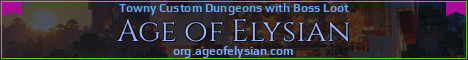 Age of Elysian Minecraft server banner