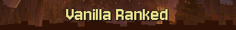 Vanilla Ranked Minecraft server banner