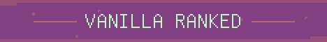 Vanilla Ranked Minecraft server banner