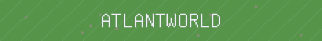 AtlantWorld Minecraft server banner