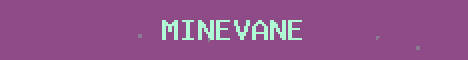 Minevane Minecraft server banner