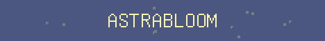 AstraBloom SMP Minecraft server banner