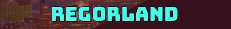 Regorland Minecraft server banner