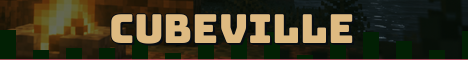 Cubeville Minecraft server banner