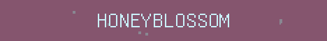 HoneyBlossom SMP Minecraft server banner