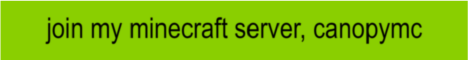 The Canopy Minecraft server banner