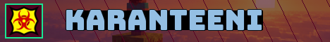 Karanteeni Minecraft server banner