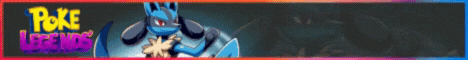 Poke Legends Minecraft server banner