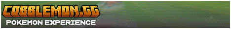 Cobblemon.gg Minecraft server banner