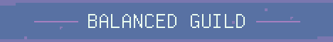 Balanced Guild Minecraft server banner