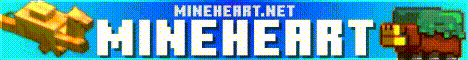 MineHeart Minecraft server banner