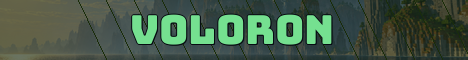 Voloron Minecraft server banner
