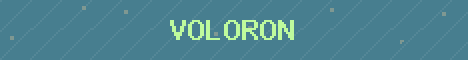 Voloron Minecraft server banner