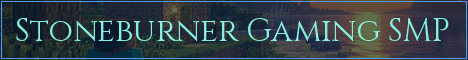 Stoneburner Gaming SMP Minecraft server banner
