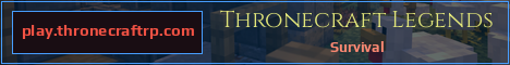 Thronecraft Legends Minecraft server banner