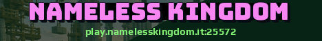 Nameless Kingdom Minecraft server banner