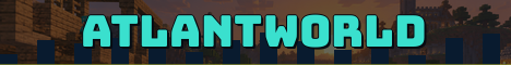 AtlantWorld Minecraft server banner