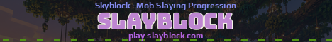 SlayBlock Minecraft server banner