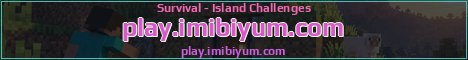İmibiyum Minecraft server banner