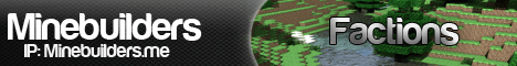 MineBuilders Minecraft server banner